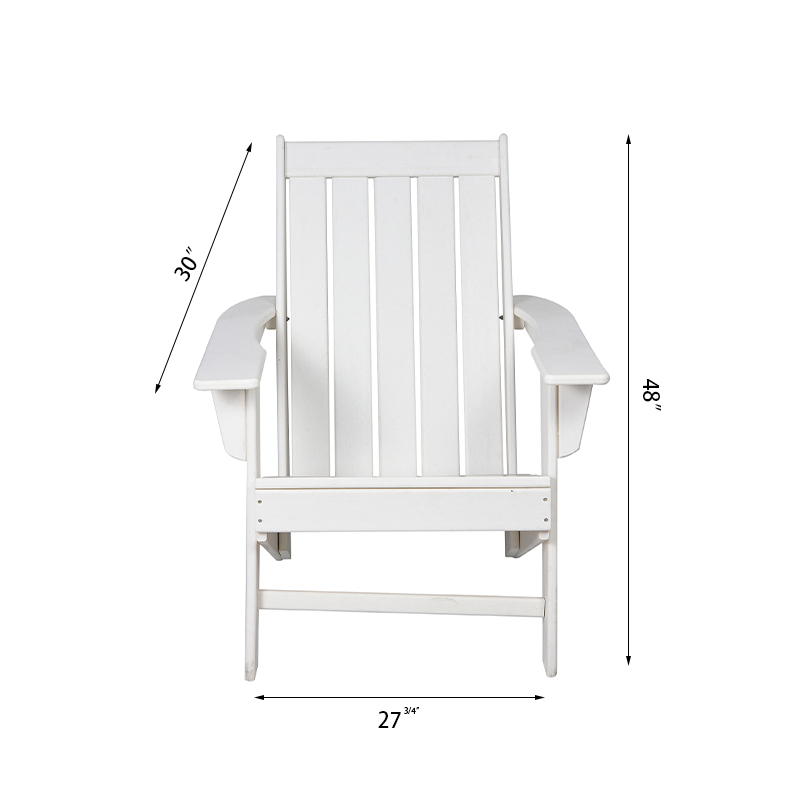 Увеличенное сиденье и широкие подлокотники на открытом воздухе Adirondack Chair